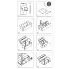 Konnektor felbillenő 2+2 USB, GTV, fekete, 240x120x73mm