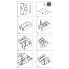 Konnektor felbillenő 2+2 USB, GTV, fehér, 240x120x73mm