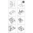 Konnektor felbillenő 2+2 USB, GTV, alu, 240x120x73mm