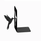 Könyvtámasz 3D kolibri minta, balos, fekete matt
