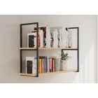 Könyvtámasz 3D kolibri minta, jobbos, fekete matt