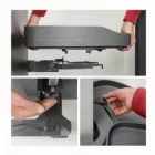 NINKA TRIGON vesetálca szett, balos, antracit, 450mm