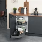 NINKA TRIGON vesetálca szett, jobbos, antracit, 450mm