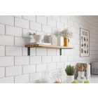 Polctartó konzol MP13 L design, fekete matt