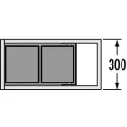 Hailo AS Tandem 15/15 sötétszürke