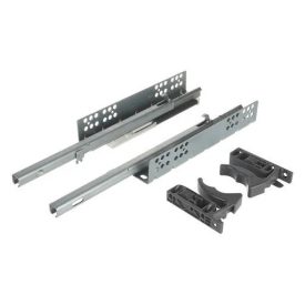   Riex NU04 rejtett fióksín, részleges kihúzású, csillapítással, 25 kg, 250 mm, 1D állítás