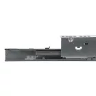 Riex NU80 rejtett fióksín, teljes kihúzású, csillapítással, szinkronizált, 40 kg, 350 mm, 3D állítás