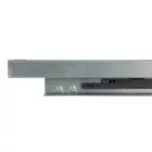 Riex NU70 rejtett fióksín, teljes kihúzású, nyomásra nyíló, szinkronizált, 35 kg, 550 mm, 2D állítás