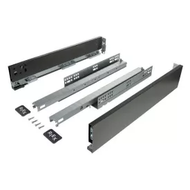   RiexTrack kettős oldalfalú fióksín, 89/450 mm, sötétszürke