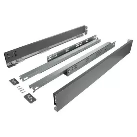   RiexTrack kettős oldalfalú fióksín, 89/650 mm, sötétszürke