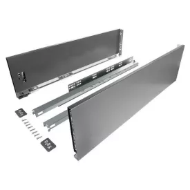   RiexTrack kettős oldalfalú fióksín, 185/650 mm, sötétszürke