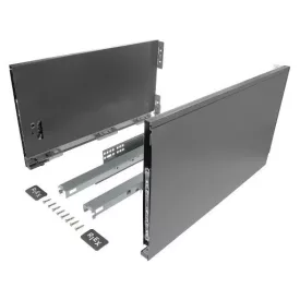   RiexTrack kettős oldalfalú fióksín, 249/450 mm, sötétszürke