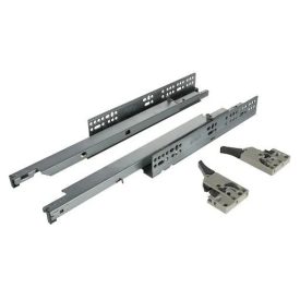   Riex NU69 rejtett fióksín, teljes kihúzású, csillapítással, 25 kg, 400 mm, 2D állítás