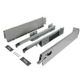   Riex NX40 kettős oldalfalú fióksín, ferde oldalú, 86/450 mm, szürke