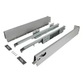   Riex NX40 kettős oldalfalú fióksín, ferde oldalú, 86/550 mm, szürke
