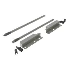   Riex NX40 2 db-os magasító korlát készlet hátsó tartóval, kör keresztmetszetű, 140/350 mm, szürke