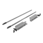 Riex NX40 2 db-os magasító korlát készlet hátsó tartóval, kör keresztmetszetű, 140/450 mm, szürke