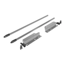   Riex NX40 2 db-os magasító korlát készlet hátsó tartóval, kör keresztmetszetű, 140/450 mm, szürke
