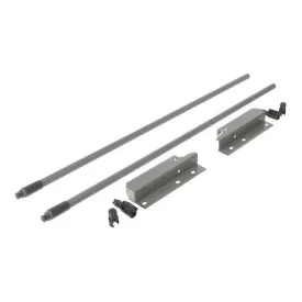   Riex NX40 2 db-os magasító korlát készlet hátsó tartóval, kör keresztmetszetű, 140/550 mm, szürke