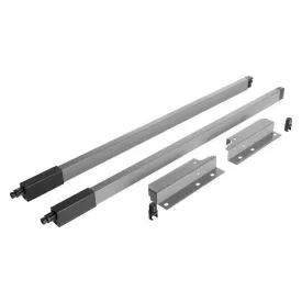   Riex NX40 2 db-os magasító korlát készlet hátsó tartóval, szögl. keresztmetszetű, 140/550 mm, szürke