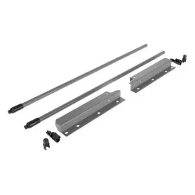   Riex NX40 2 db-os magasító korlát készlet hátsó tartóval, kör keresztmetszetű, 204/550 mm, szürke