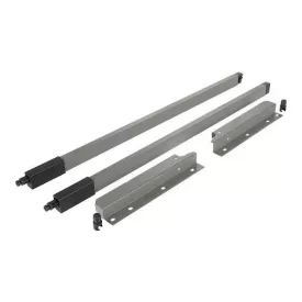   Riex NX40 2 db-os magasító korlát készlet hátsó tartóval, szögl. keresztmetszetű, 204/550 mm, szürke