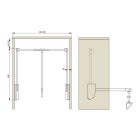 RIEX VX47 ruhalift, 25kg, 600 - 800mm, sötétszürke