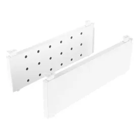   RiexTrack magasított fiókoldal, perforációval fiókosztóhoz, 300 mm, fehér