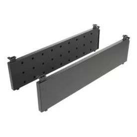   RiexTrack magasított fiókoldal, perforációval fiókosztóhoz, 400 mm, sötétszürke