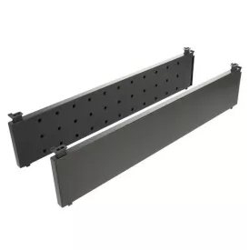   RiexTrack magasított fiókoldal, perforációval fiókosztóhoz, 550 mm, sötétszürke