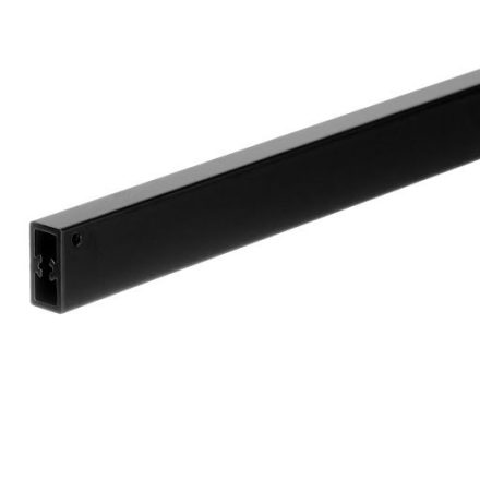 RiexTrack magasító korlát belső fiókelőhöz, szögletes keresztmetszetű, 800 mm, fekete