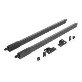   RiexTrack 2 db-os magasító korlát készlet, szögletes keresztmetszetű, 450 mm, sötétszürke