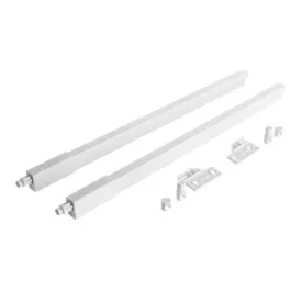   RiexTrack 2 db-os magasító korlát készlet, szögletes keresztmetszetű, 450 mm, fehér