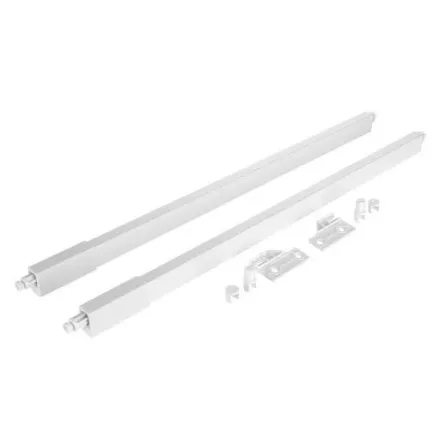 RiexTrack 2 db-os magasító korlát készlet, szögletes keresztmetszetű, 550 mm, fehér