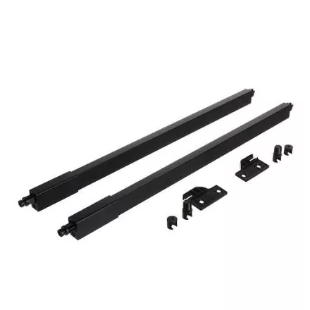 RiexTrack 2 db-os magasító korlát készlet, szögletes keresztmetszetű, 450 mm, fekete
