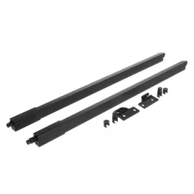   RiexTrack 2 db-os magasító korlát készlet, szögletes keresztmetszetű, 500 mm, fekete