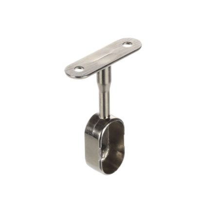 RIEX VT24|VT14 ruharúd tartó, kerekített rúdhoz szárral, rúdvégre, 30x15mm, nikkel