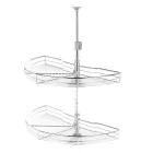 Riex GP13 forgótálca 180°-os, drótvázas fenék, W800, H600-750, króm