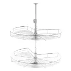 Riex GP13 forgótálca 270°-os, drótvázas fenék, W800, H600-750, króm