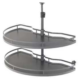   Riex GP28 forgótálca 180°-os, tömör fenék, W800, H600-750, sötétszürke