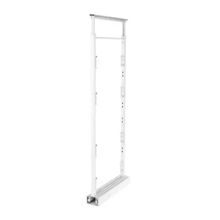 Riex GX53/GX58 kamraszekrény egység, kerettel, fióksínnel, 1550-1700 mm, fehér