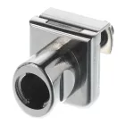Riex EP71 üvegajtó zár, furat nélküli, 4-7 mm üveghez, 1 ajtóhoz, nikkelezett