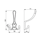 RiexTouch XV04 fogas, polírozott arany