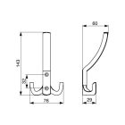 RiexTouch XV12 fogas, matt króm