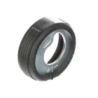 RIEX JK42 állítható bútorakasztó|függesztő, D35x12mm, tartozékokkal fekete