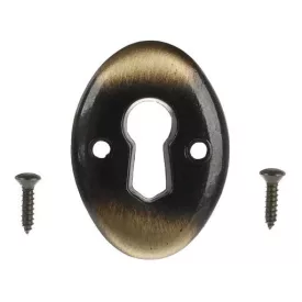   Citterio Giulio XR30 cím fogantyúhoz, polírozott szálcsiszolt bronz