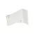 Italiana Ferramenta Libra H7 takarósapka függesztő vasalathoz, W16, bal fehér
