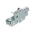 Italiana Ferramenta ZK függesztő vasalat, fém, 55x46mm, T12,5 jobb, cink fehér