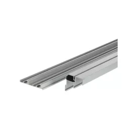  RIEX ES80 felső és alsó vezetősín tolóajtóhoz, 2000mm, galvanizált ezüst