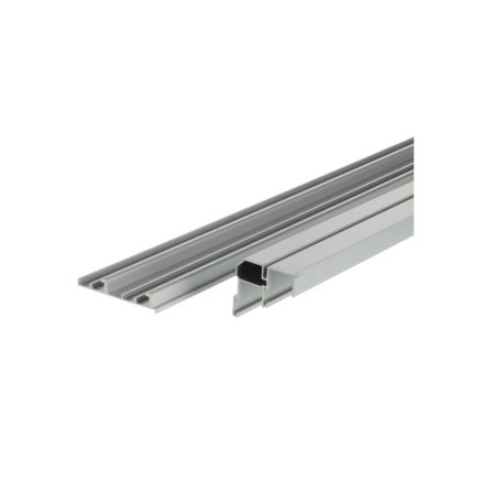 RIEX ES80 felső és alsó vezetősín tolóajtóhoz, 3000mm, galvanizált ezüst